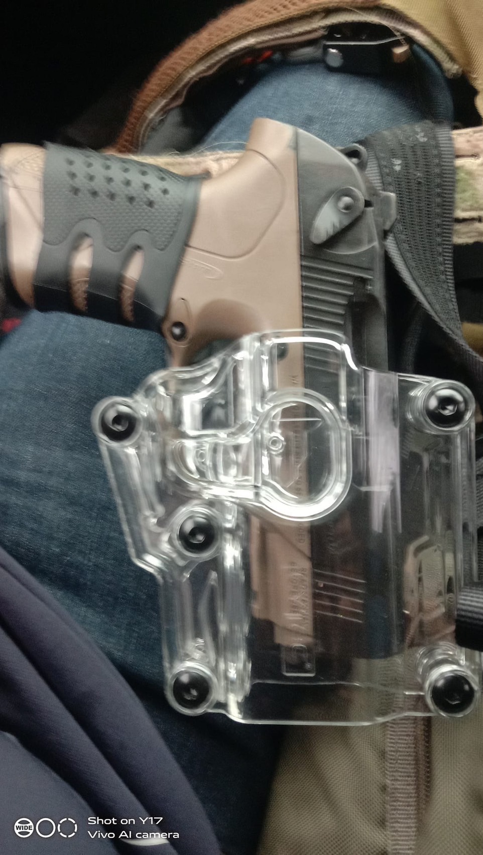 New.ซอง Megafit แบบใส ( Transparent Cytac Mega-Fit Holster ) -ซองปืนที่ออกแบบมาให้สามารถใช้งานได้หลากหลายรุ่น (ตามตารางแนบ) เช่น Glock , Sig Sauer, CZ , Beretta, Ruger , S&W, Walther, Colt, Taurus และอื่นๆ -ผลิตจากวัสดุ Polymer ชนิดใส -ซองถูกออกแบบให้ปลดล