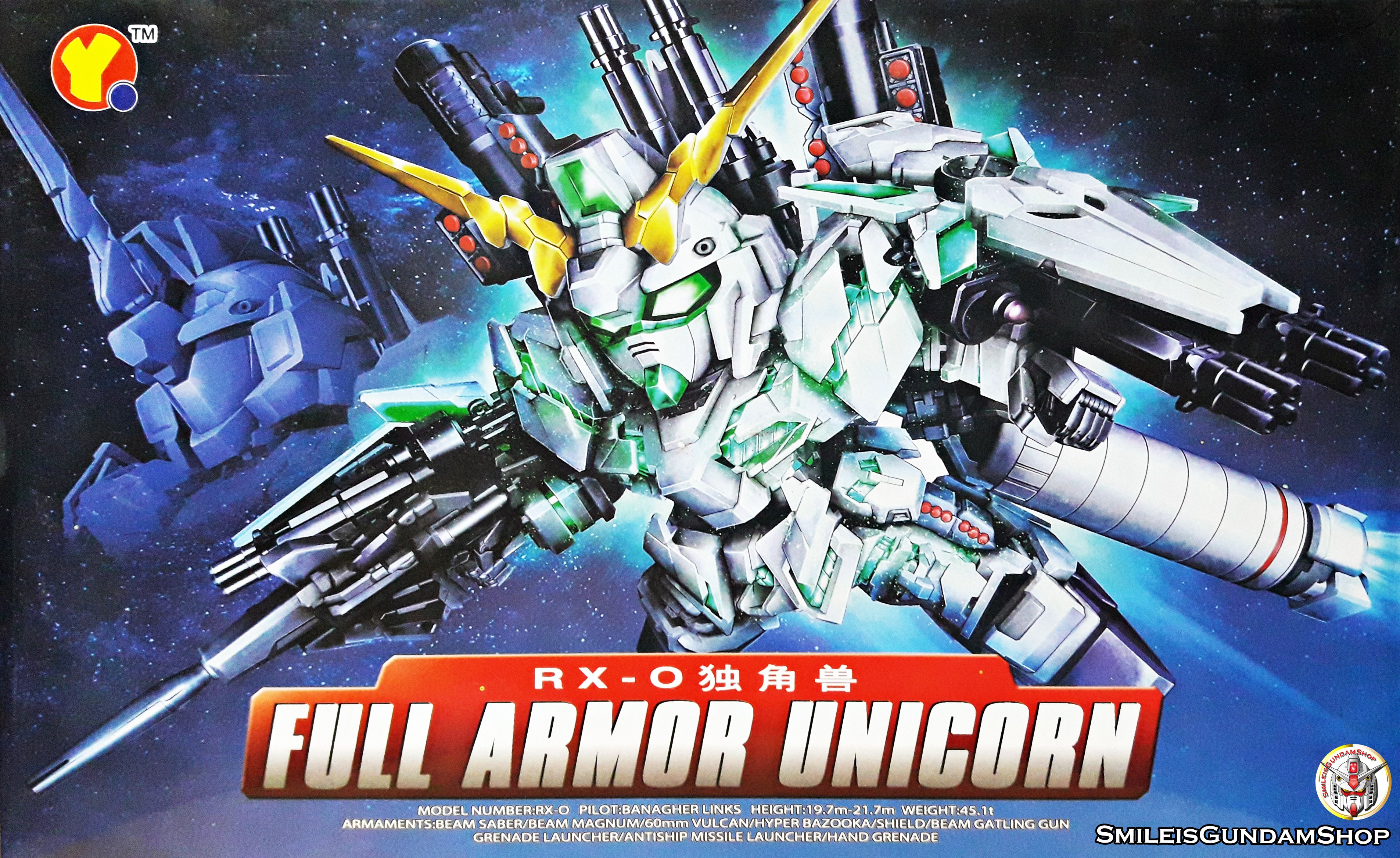 BB390 Full Armor Unicorn Gundam