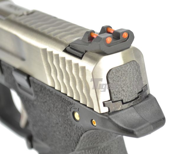 S&W M&P9 T6 B-Style สไลด์เงิน ท่อเงิน เฟรมดำ