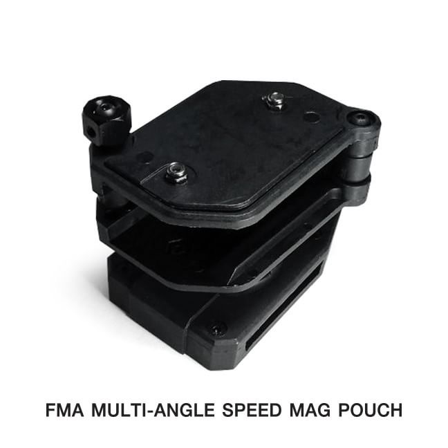 (shiny)...FMA multi-angle speed mag pouch ผลิตจากวัสดุ Nylon PA66 ชั้นดี ใช้กับแม็กกาซีนได้ทั้ง 9 มม/11 มม/1911 ซองปรับหนืดได้ ตามความชอบ ปรับองศา ได้ตามความถนัด ใช้สอดเข็มขัด ขนาด 1.5" 3 สี ดำ ทราย แดงเลือดนก ...ราคาส่ง 950 บาท
