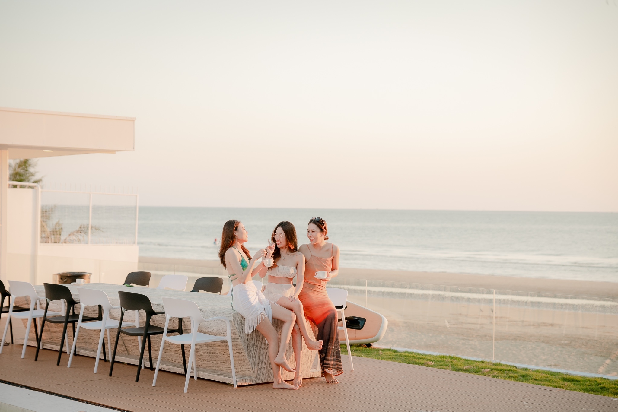 HR15057 บ้านพักติดทะเล The Rocca Beach Villa Pranburi