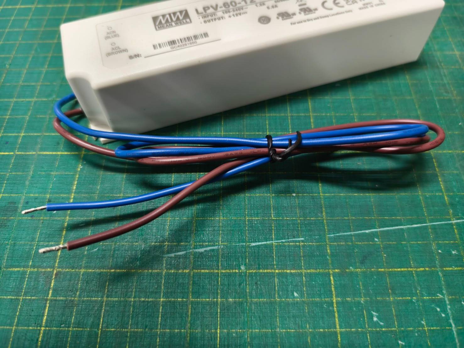 LED Driver พาวเวอร์ซัพพลาย LPV-60-12 Meanwell 24VDC 35W Switching Power Supply