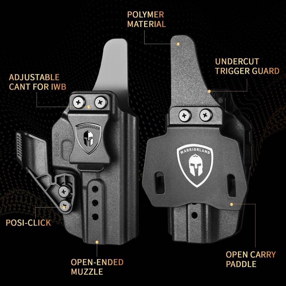 New.ซองพกใน/นอก G17/19 Polymer Warriorland