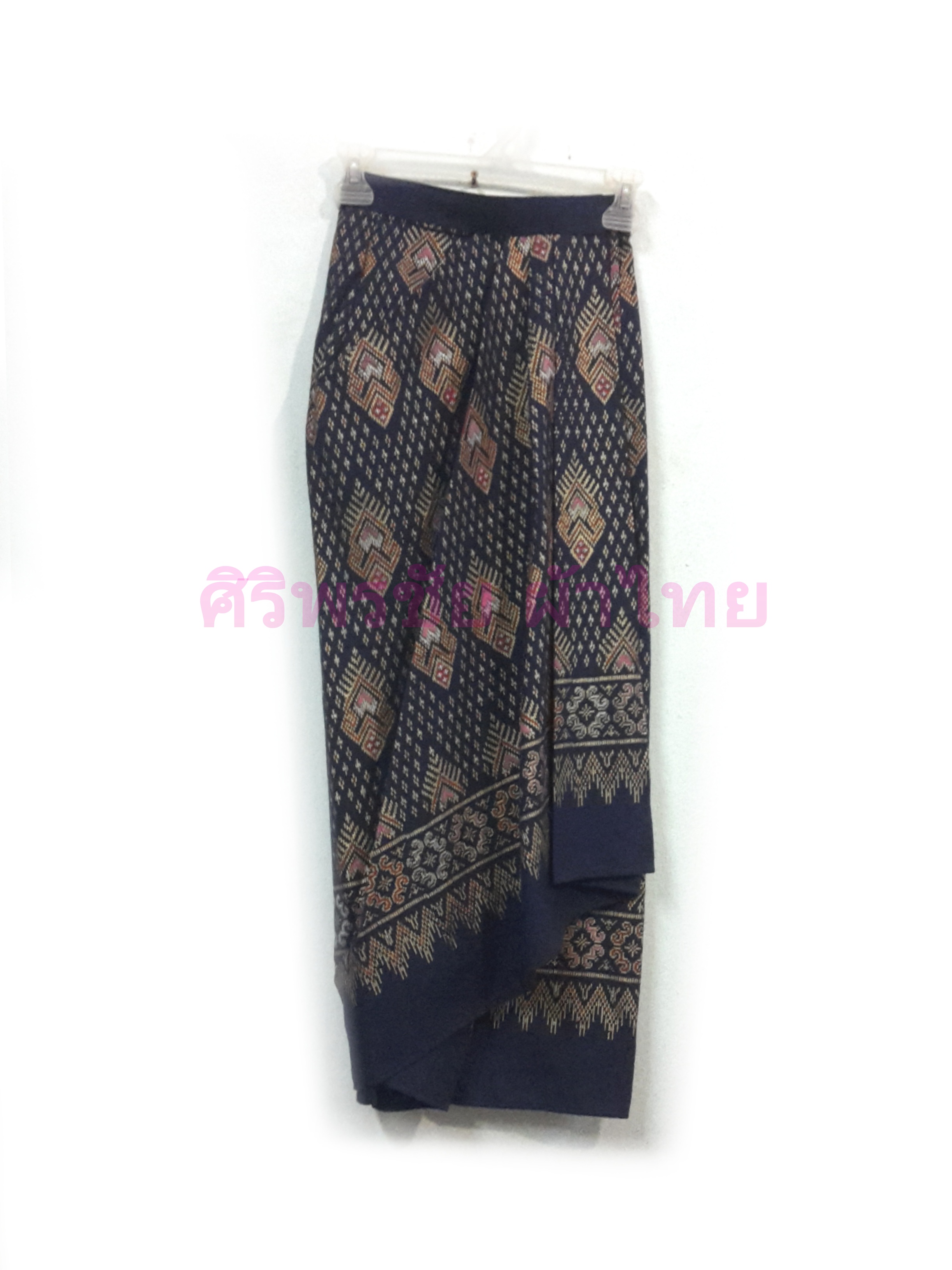 ผ้าถุงผ้าฝ้ายตัดสำเร็จ ไม่ตัดต่อตีน ผ้าลายมัดหมี่ ผ้าถุงตัดสำเร็จแบบป้ายเลื่อนตะขอสามารถเลื่อนได้ไม่เสียทรง อ้วนผอมใส่ได้