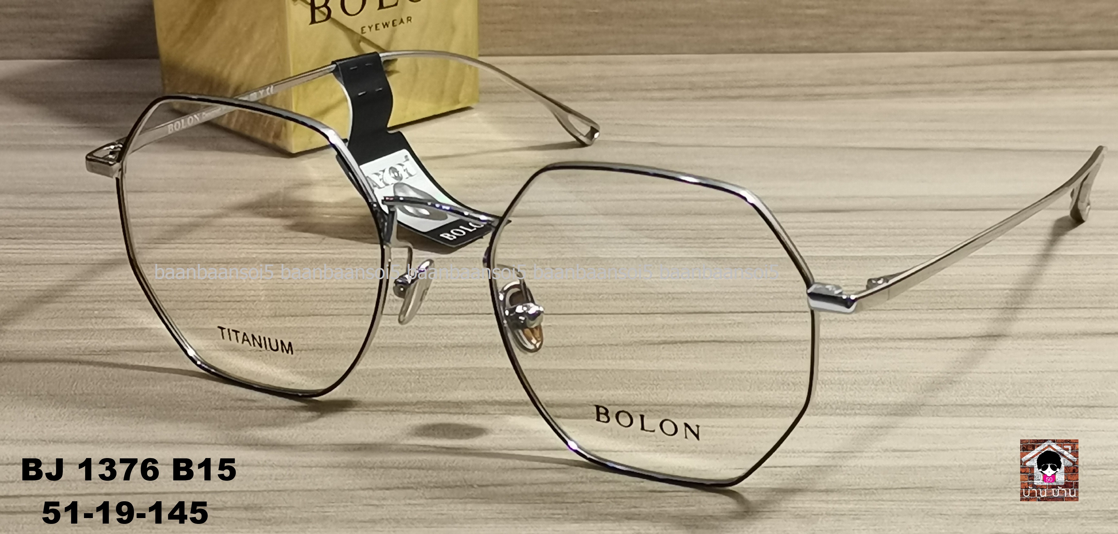 Bolon BJ 1376 B15 โปรโมชั่น กรอบแว่นตาพร้อมเลนส์ HOYA ราคา 3,690 บาท