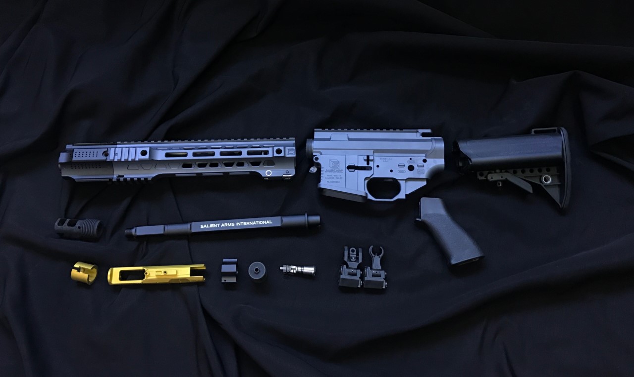 EMG SALIENT ARMS LICENSED SAI GBB KIT FOR MARUI MWS (shot) EMG Salient Arms Licensed SAI GBB Kit for Marui MWS (Long) Suitable for Tokyo Marui MWS Series Airsoft Gas Blow Back GBB Rifle Package Include: Guns Modify CNC Aluminum Body (Cerakote) Long Railed