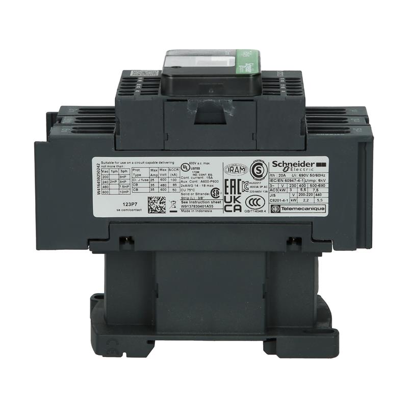 แมกเนติก คอนแทคเตอร์ MAGNETIC CONTACTOR รุ่น LC1D25E7 coil 48VAC SCHNEIDER