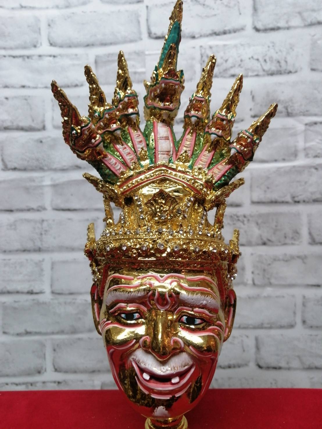 ปู่ภุชงค์ ปู่พญานาค 7 เศียร พร้อมฐานปิดทอง