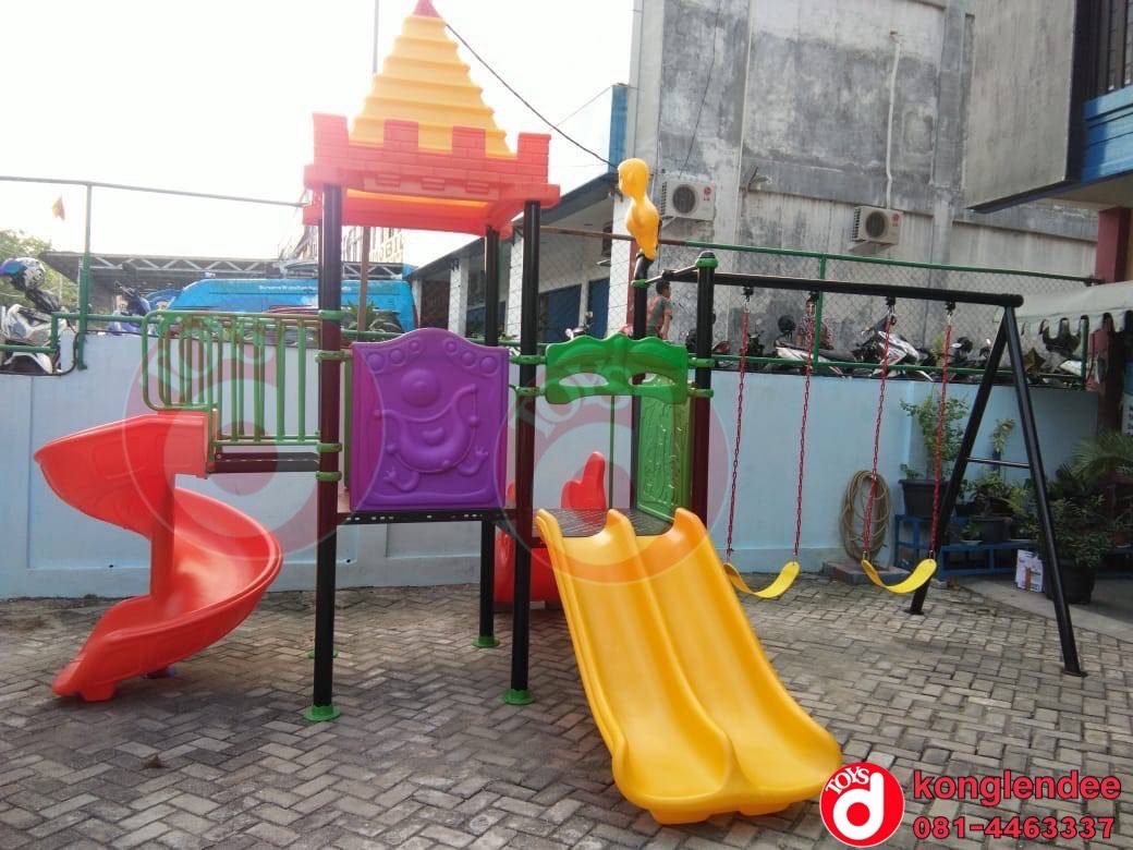 เครื่องเล่นสนาม ชุุดปราสาท+ชิงช้า