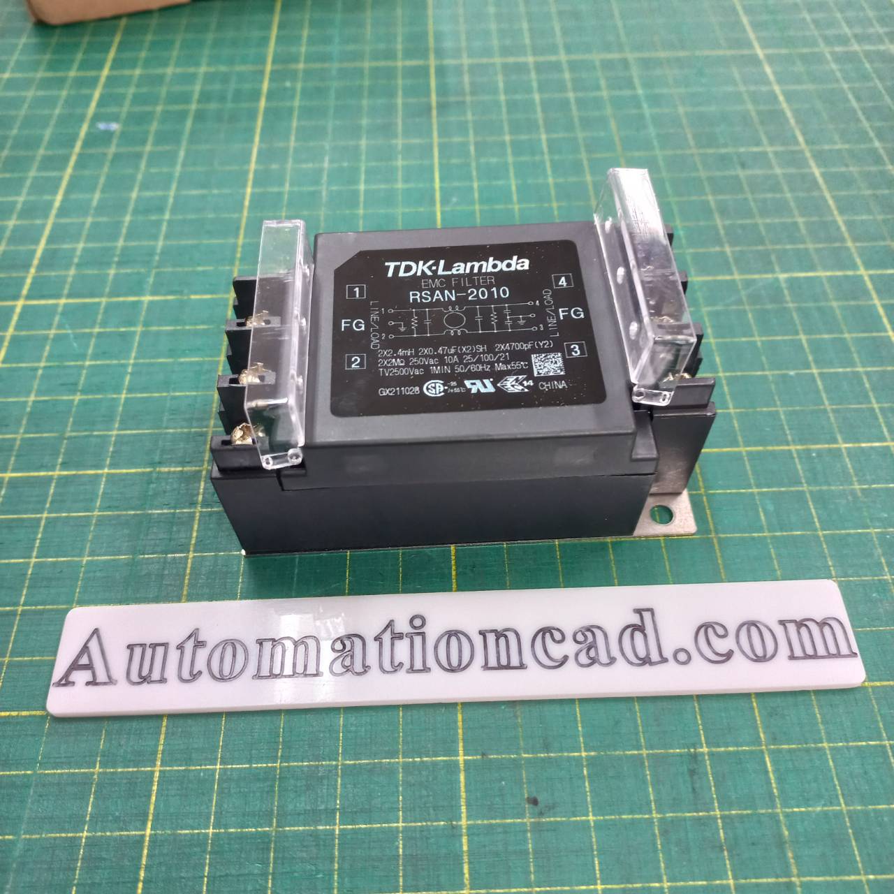 NOISE FILTER TDK-Lambda รุ่น RSAN-2010 10A 250VAC 50/60Hz