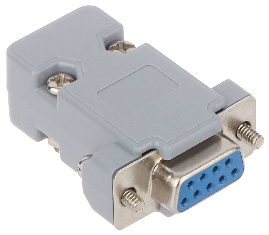 คอนเนคเตอร์ DB9 ตัวเมีย หัวคอนเนคเตอร์ เปลือกพลาสติก 9 Pins Connector