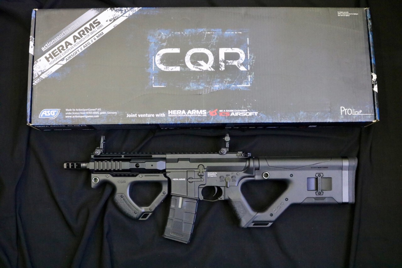 “Re-Stock! สินค้าเติมสต็อค” ICS HERA Arms CQR ( Mosfet / Black-2Tone) # ICS-AEG-390 (ระบบไกคอนแทค) ICS HERA Arms CQR ( SSS/ Black-2Tone ) # ICS-AEG-390S3-1 (ระบบไกไฟฟ้า) https://youtu.be/Yk58DeBQz5s