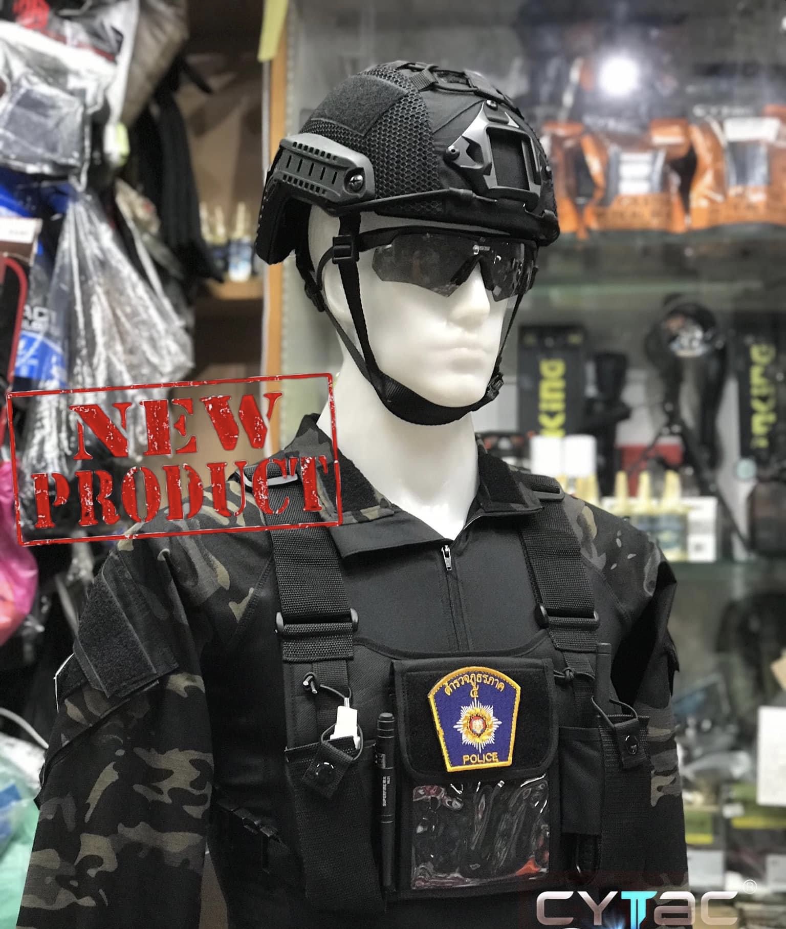 เสื้อกั๊กวิทยุ By Basic Tactical - ใส่วิทยุสื่อสารได้ 2 เครื่อง - มีตีนตุ๊กแก หน้า หลัง สำหรับติดเครื่องหมาย - ด้านหน้ามีช่องเก็บของ