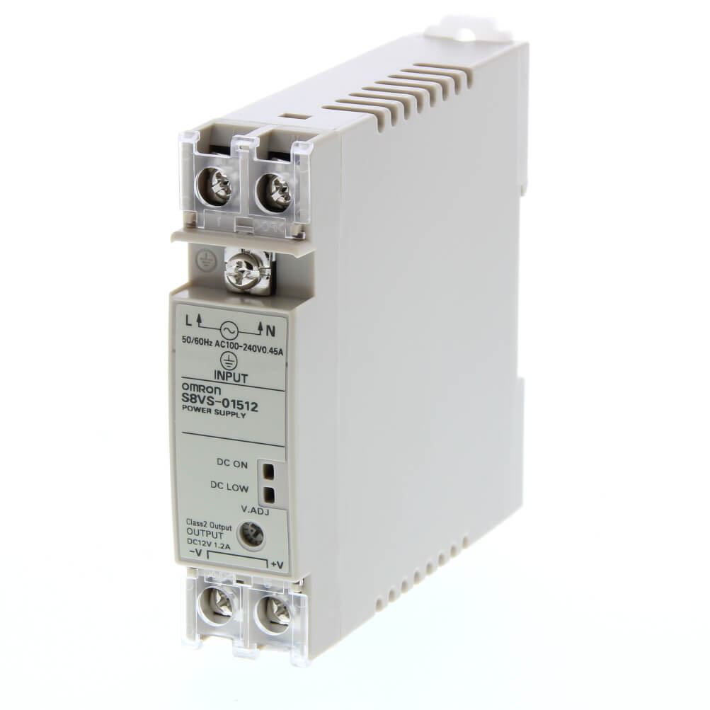 POWER SUPPLY S8VS-01512 OMRON พาวเวอร์ซัพพลาย 15W 1.2A 12VDC
