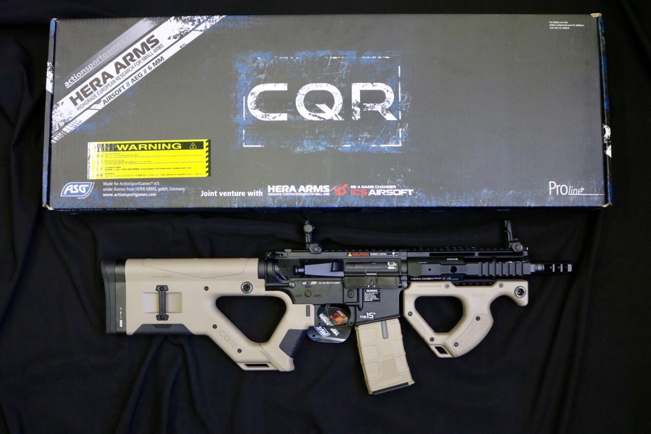 “Re-Stock! สินค้าเติมสต็อค” ICS HERA Arms CQR ( Mosfet / Black-2Tone) # ICS-AEG-390 (ระบบไกคอนแทค) ICS HERA Arms CQR ( SSS/ Black-2Tone ) # ICS-AEG-390S3-1 (ระบบไกไฟฟ้า) https://youtu.be/Yk58DeBQz5s