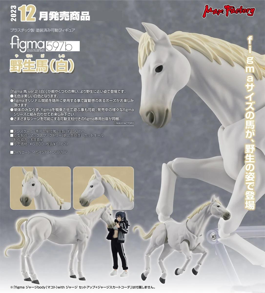 เปิดจอง : Figma Wild Horse (White)