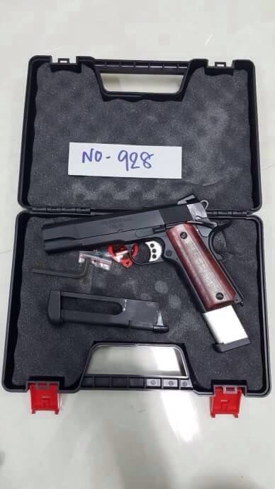 New.EG923 1911 ด้ามไม้แท้ มาพร้อมแม็กแก็ซแรง / แม็ก CO2 โลหะทั้งกระบอก แรง แม่น ราคาพิเศษ