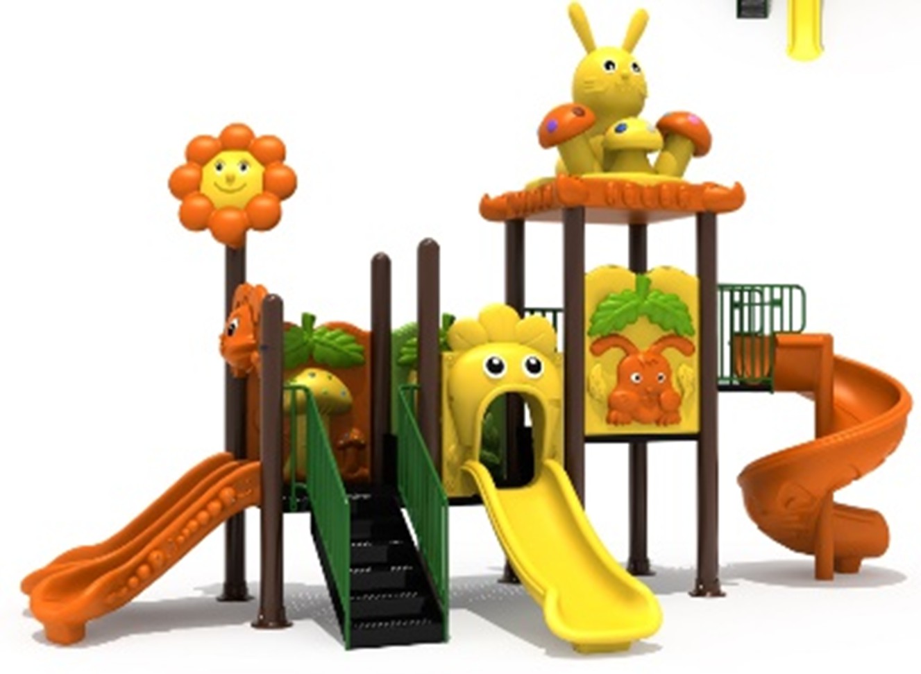 เครื่องเล่นสนาม ชุดแรบบิทซุปเปอร์สไลด์