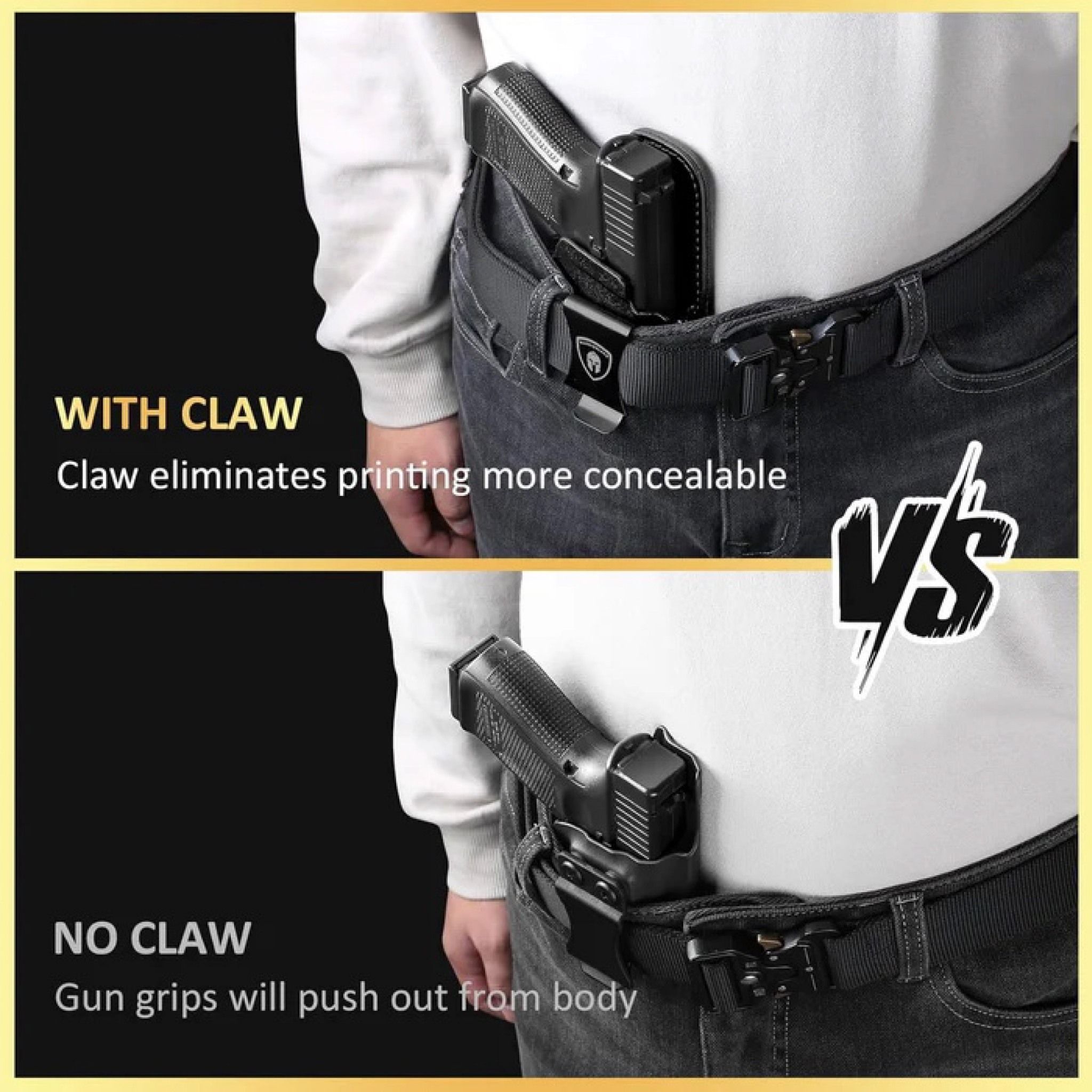New. ซองพกใน Kydex + หนัง G19/G17 WARRIORLAND IWB Kydex & Leather Holster ♦ ผลิตจาก kydex เกรดคุณภาพ ♦ ออกแบบซองให้คลุมโกร่งไกทั้งหมด ใช้งานปลอดภัย ♦ ด้านหลังมีแผ่น Foam รองรับ ใช้งานได้ตลอดทั้งวัน ♦ ภายในบุด้วยแผ่นหนัง ลดการเส