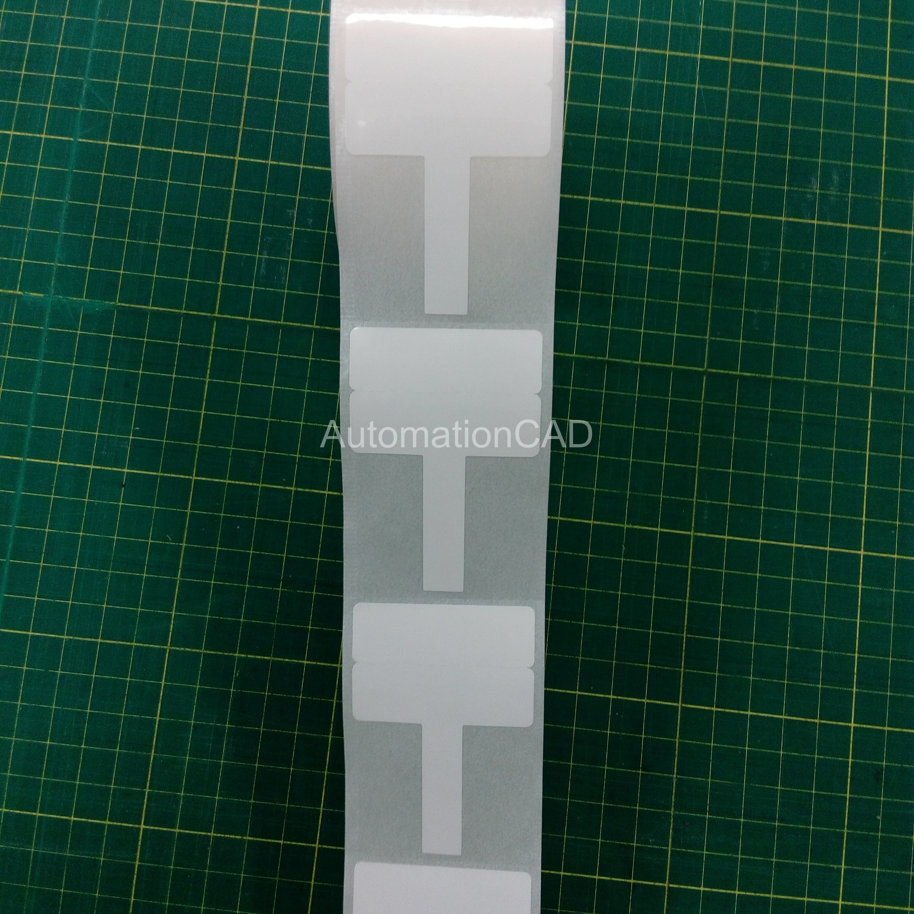 สติ๊กเกอร์มาร์คสายไฟ แบบธง 45mm x 15mm หางยาว เบอร์มาร์คสายไฟ CABLE MARKER