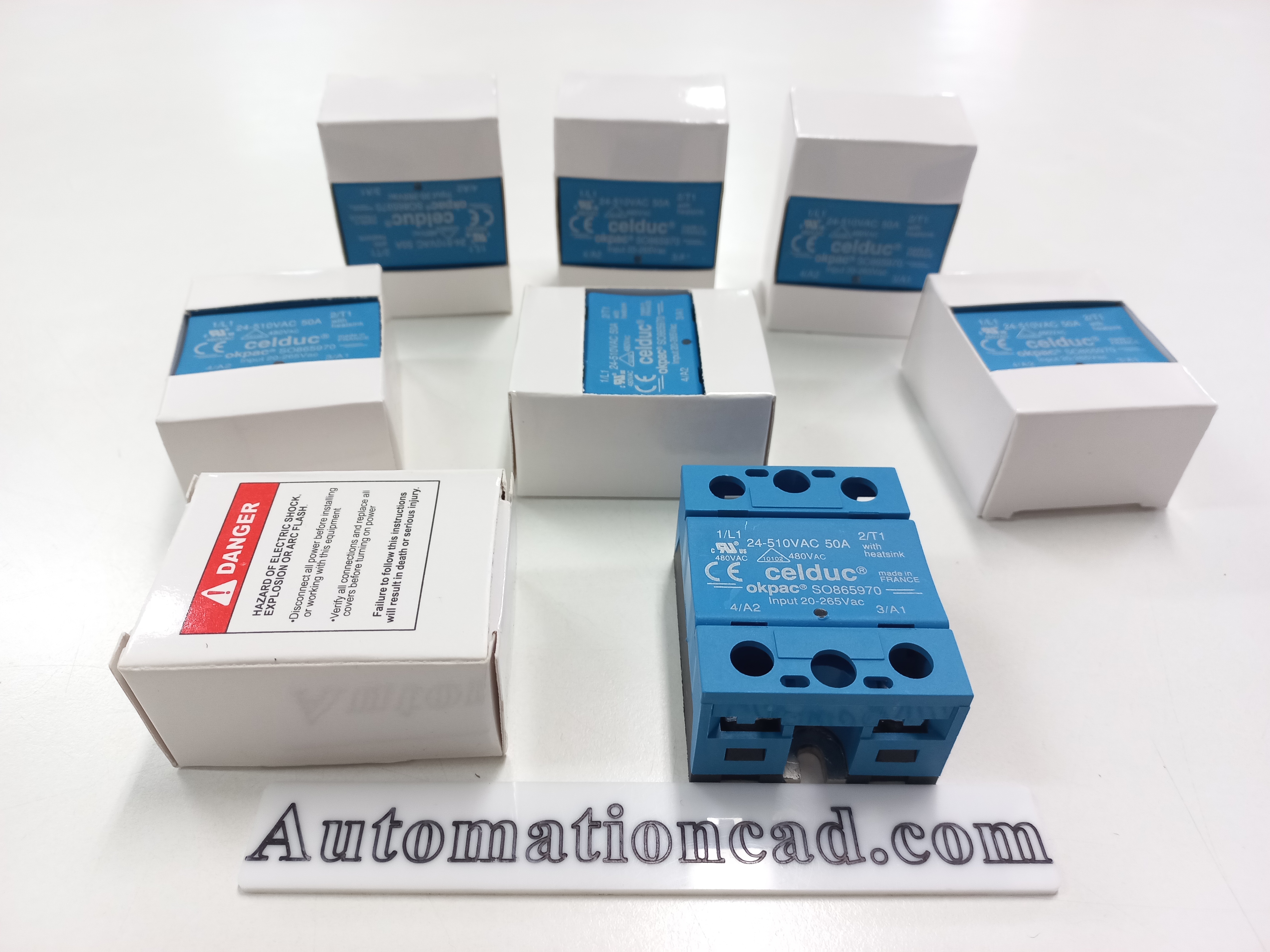 โซลิดสเตต 50A SOLID STATE RELAY เทียบเท่า CELDUC รุ่น SO865970