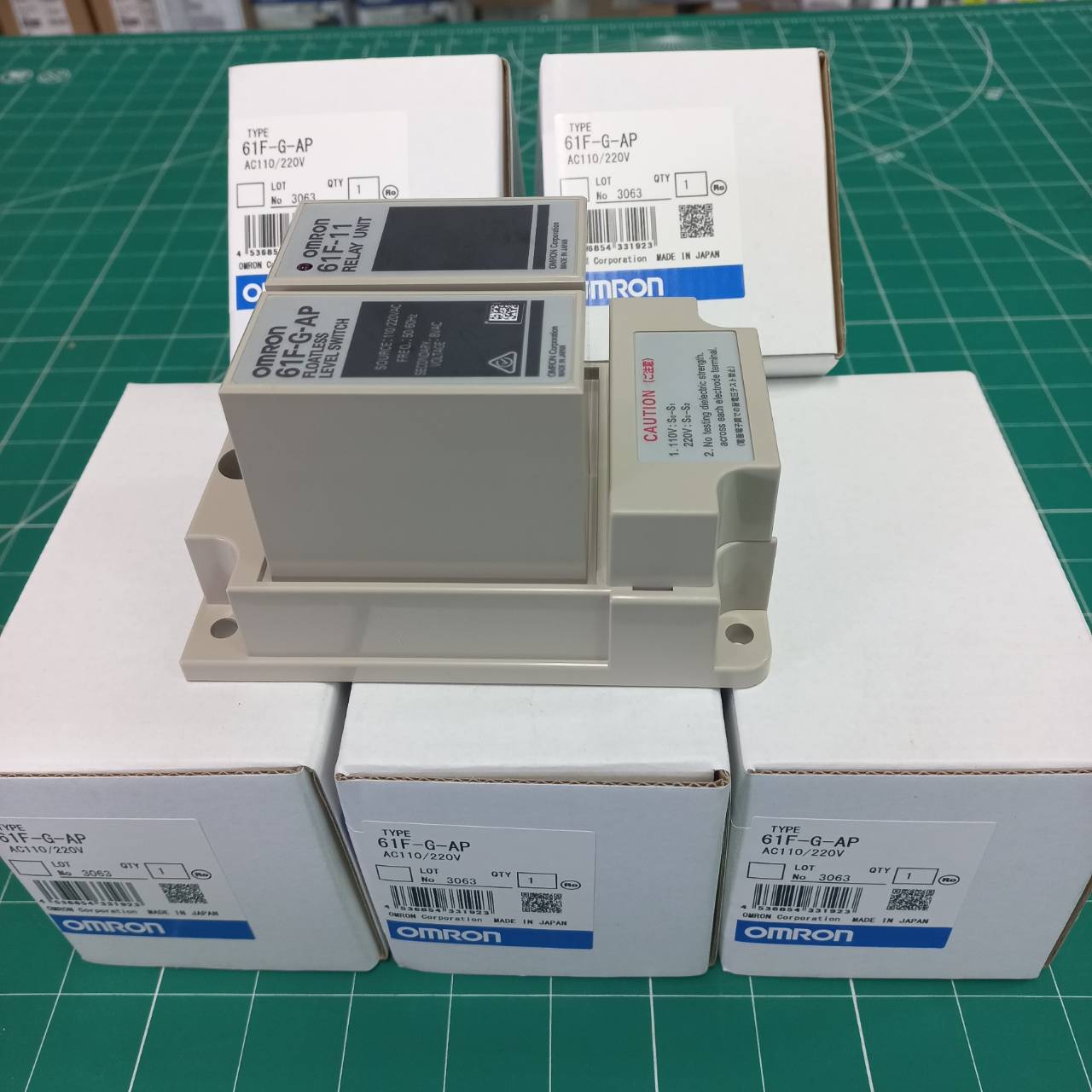 โฟลทเลส OMRON 61F-G-AP 220VAC อุปกรณ์ควบคุมระดับน้ำ Floatless level switch