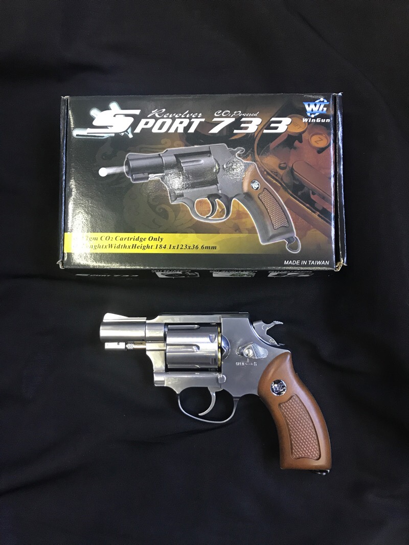 New.Wingun Sport 733 ปืนลูกโม่ ระบบ co2 ขนาดลำกล้อง 2” นิ้ว ราคาพิเศษ