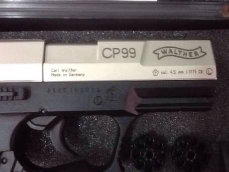 New.UMAREX WALTHER CP99 co2. เบอร์1 สีดำ สีเงิน ราคาพิเศษ