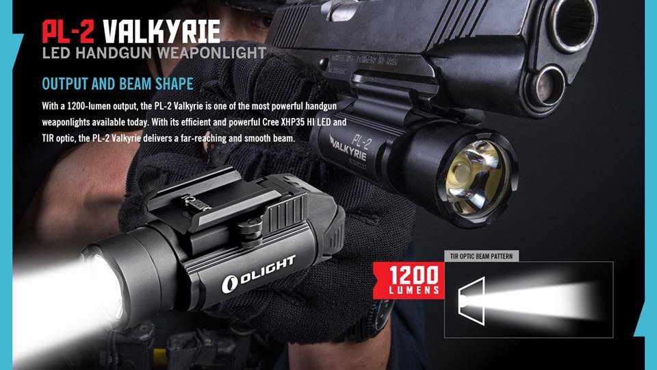 📢📢New Item‼️ Olight ‼️PL-2 ไฟฉายติดปืนตัวใหม่จาก Olight ใช้แบต CR123×2 ความสว่างสูงสุด 1200 ลูเมนส์ (คงที่ 600 ลุเมนส์) มีโหมดกระพริบ ติดตั้งได้ทั้งปืนสั้นและปืนยาว ราคาพิเศษ