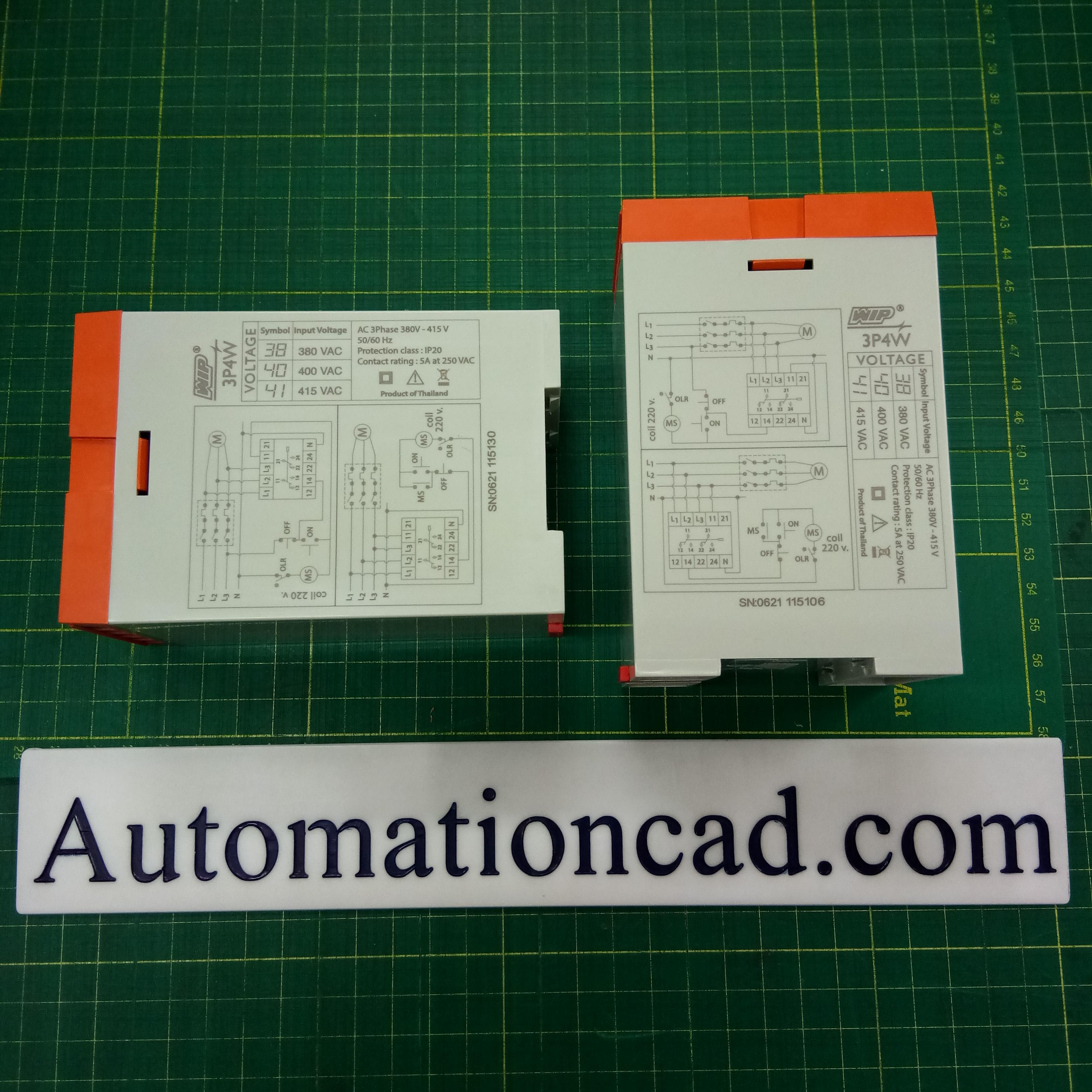 W-OP4 เฟสโปรเทคชั่น WIP อุปกรณ์ป้องกันไฟตก ไฟเกิน ให้เลือก Phase Protection Relay WOP4