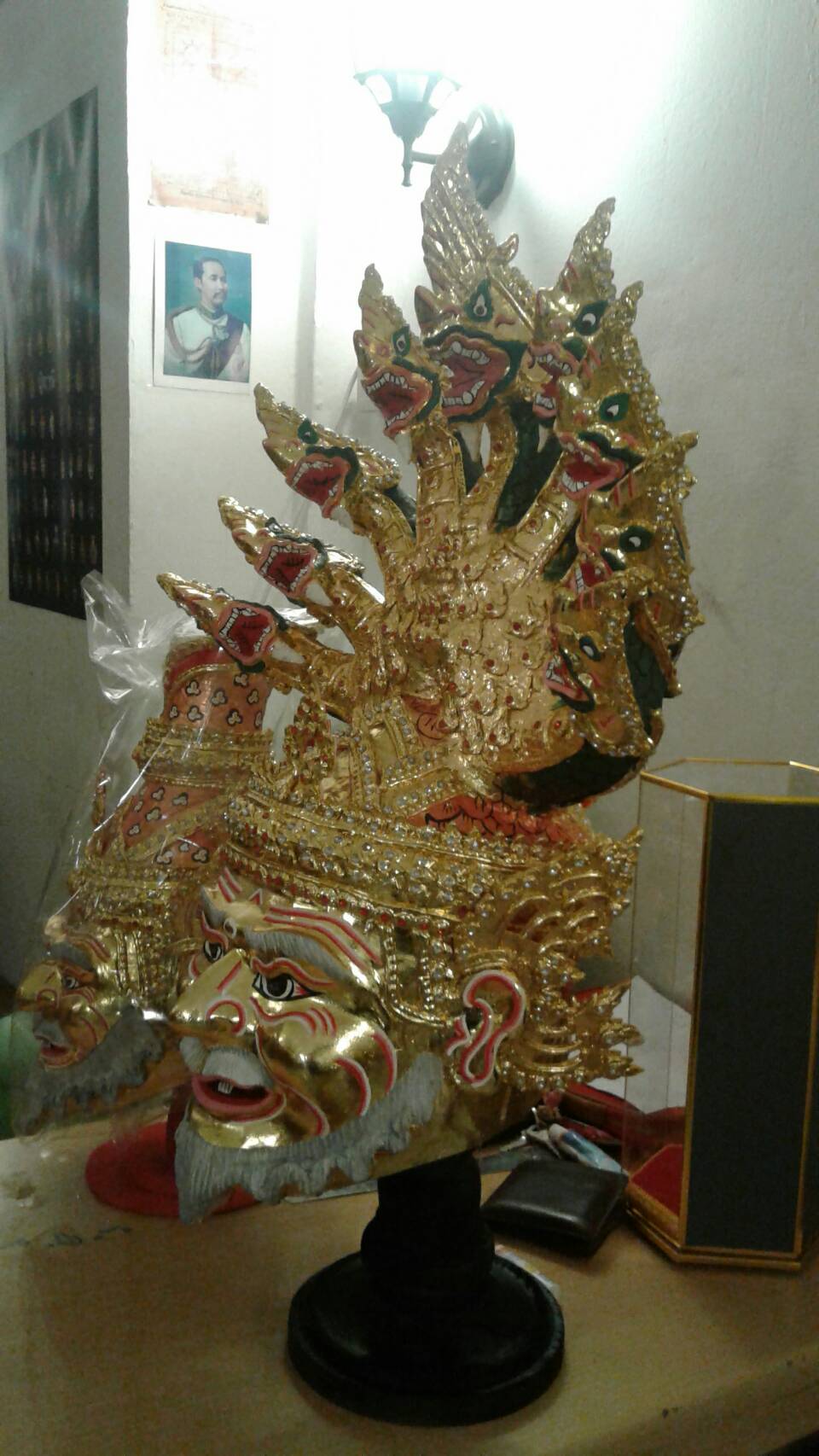 เศียรปู่พญานาค (9เศียร) ขนาดครอบ