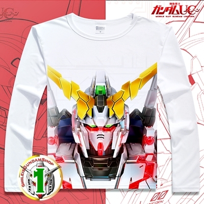 [PO]เสื้อยืดลายกันดั้ม (แขนยาว)