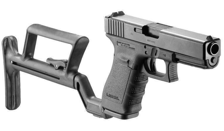 New.พานท้ายเสริม ปืนสั้น GLOCK TAC Retractable Stock For Glock(BK)prev ราคาพิเศษ