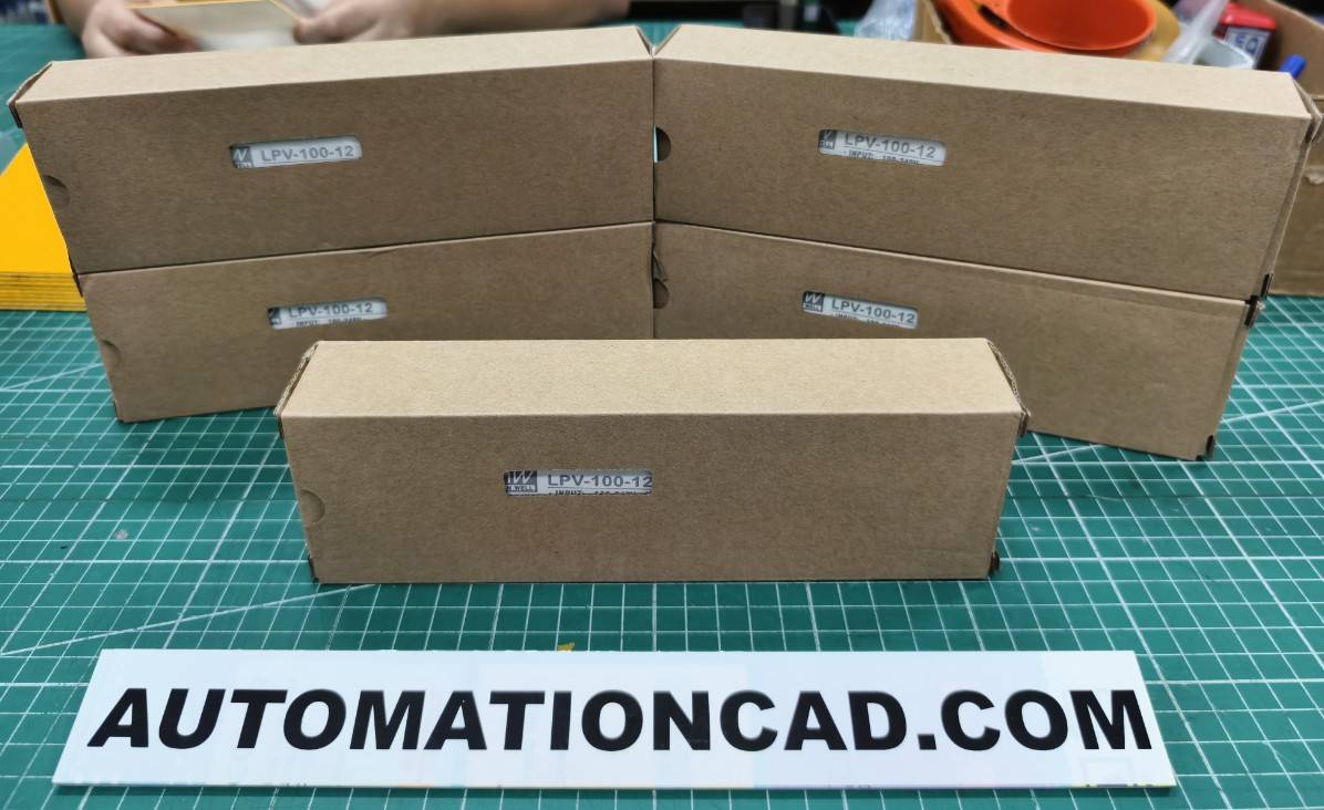 LED Driver พาวเวอร์ซัพพลาย LPV-100-12 Meanwell 12VDC 100W Switching Power Supply