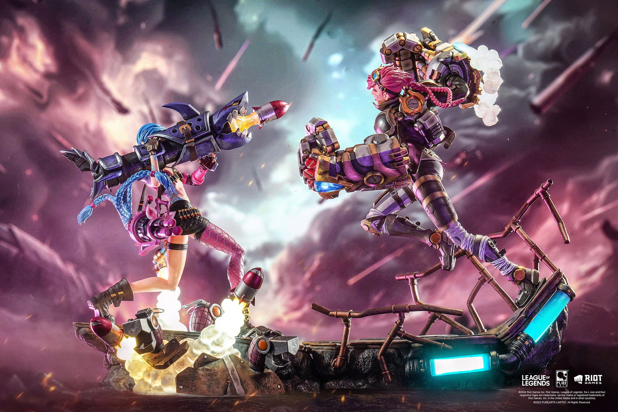 เปิดจอง : Jinx & Vi: League Of Legends 1/6 Scale By PUREARTS