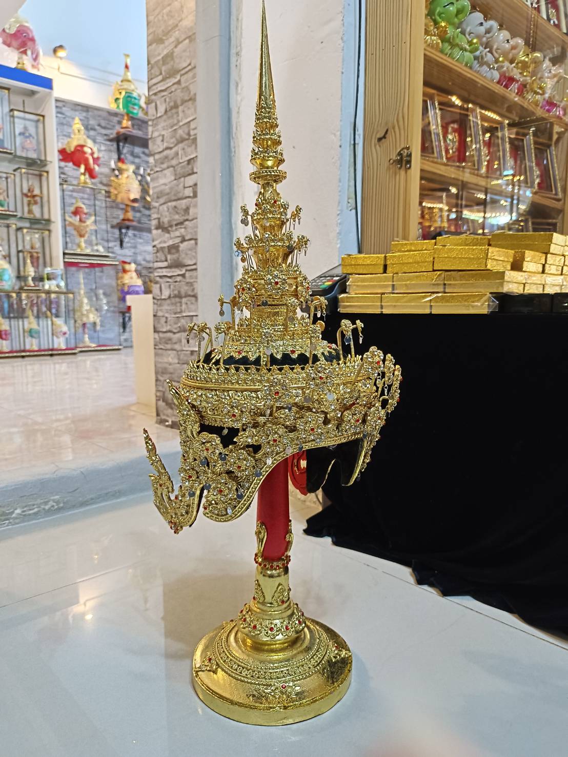 ชฎานาง ขนาดสวมหัว เกรดพรีเมี่ยม