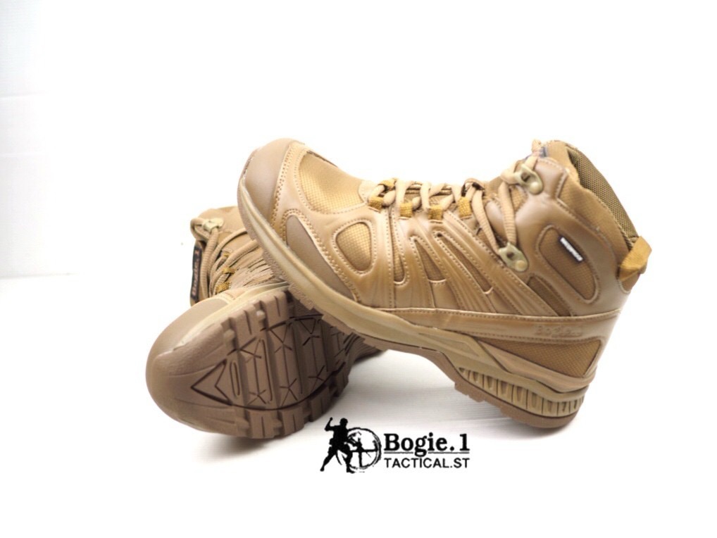 NEW รองเท้า SHOES ATTACK @G-TEX ( WATER PROOF) ภายใต้การผลิตของแบรนด์Bogie1 Tactical ในแวดวงสินค้าประเภท Tactical และ Outdoor นั้น คุณสมบัติการกันน้ำและการระบายอากาศของผลิตภัณฑ์เป็นสิ่งที่สำคัญ เพราะกิจกรรมที่ผู้สวมใส่ใช้งานจะต้องเผชิญนั้นมีหลากหลาย เป็นร