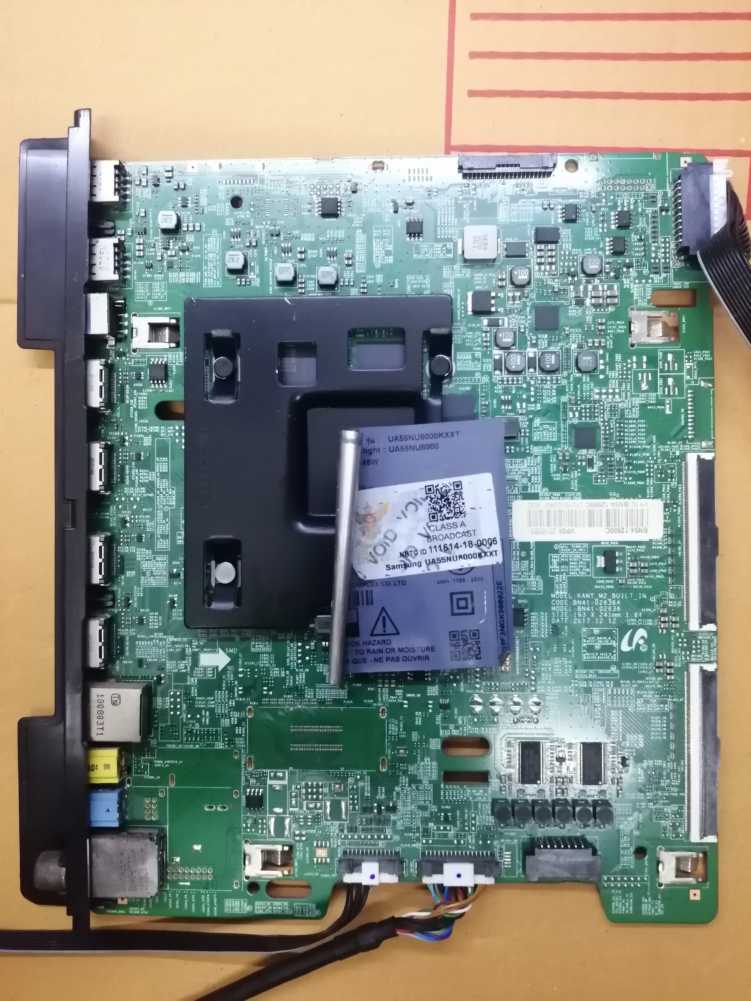 เมนบรอดซัมซุงNA55NU8000KXXT UA55NU8000KXXT UA55NU8500KXMR UA55NU8500KXXT BN94-12950C