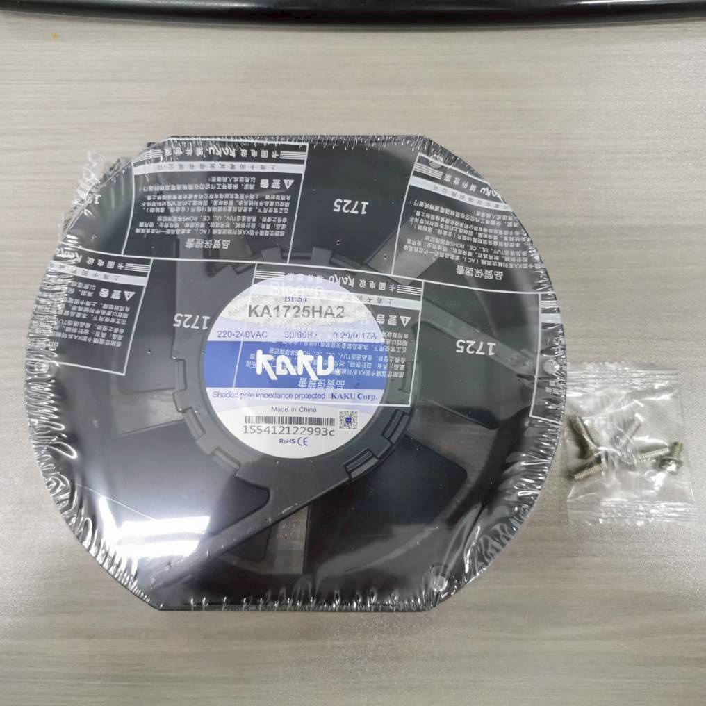 พัดลมระบายอากาศ KAKU ขนาด 6 นิ้ว 220VAC ลูกปืนแบบ Sleeve - KA1725HA2 Cable