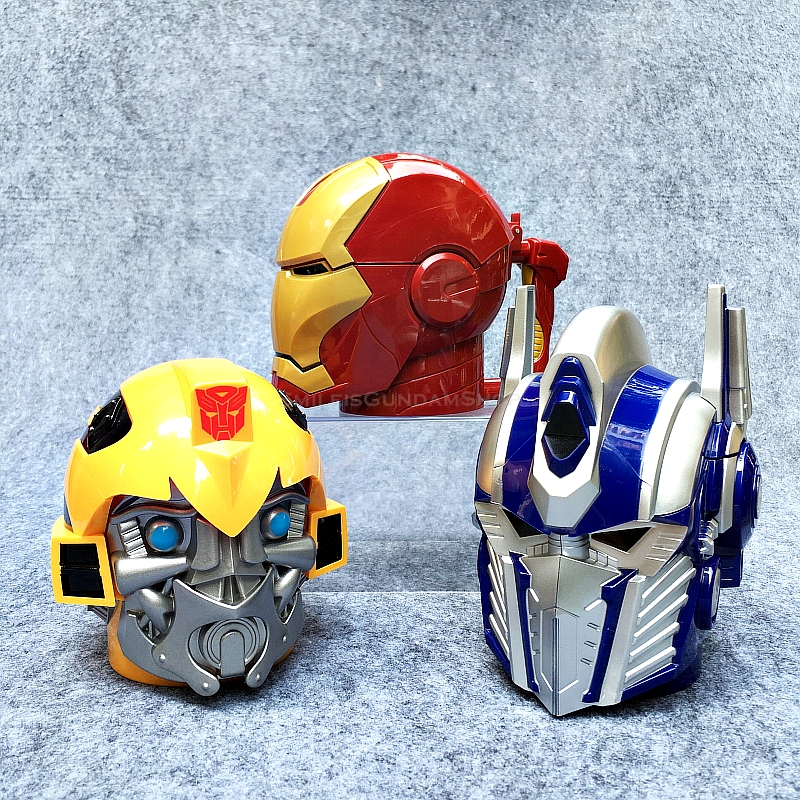 [PO]แก้วเก็บความเย็น IRONMAN[ภายในพลาสติก][ตาขาว]