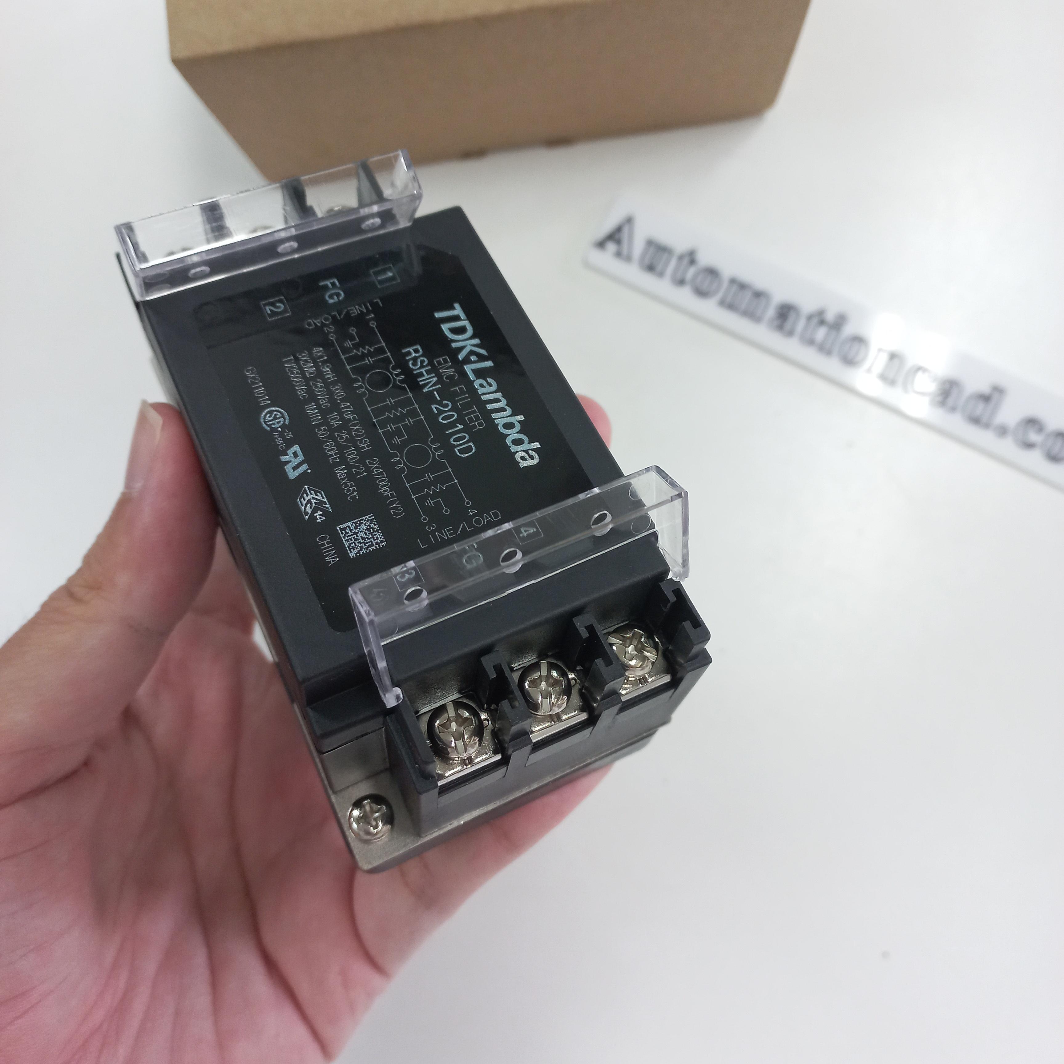 NOISE FILTER TDK-Lambda รุ่น RSHN-2010D (เกาะราง DIN Rail) 10A 250VAC 50/60Hz