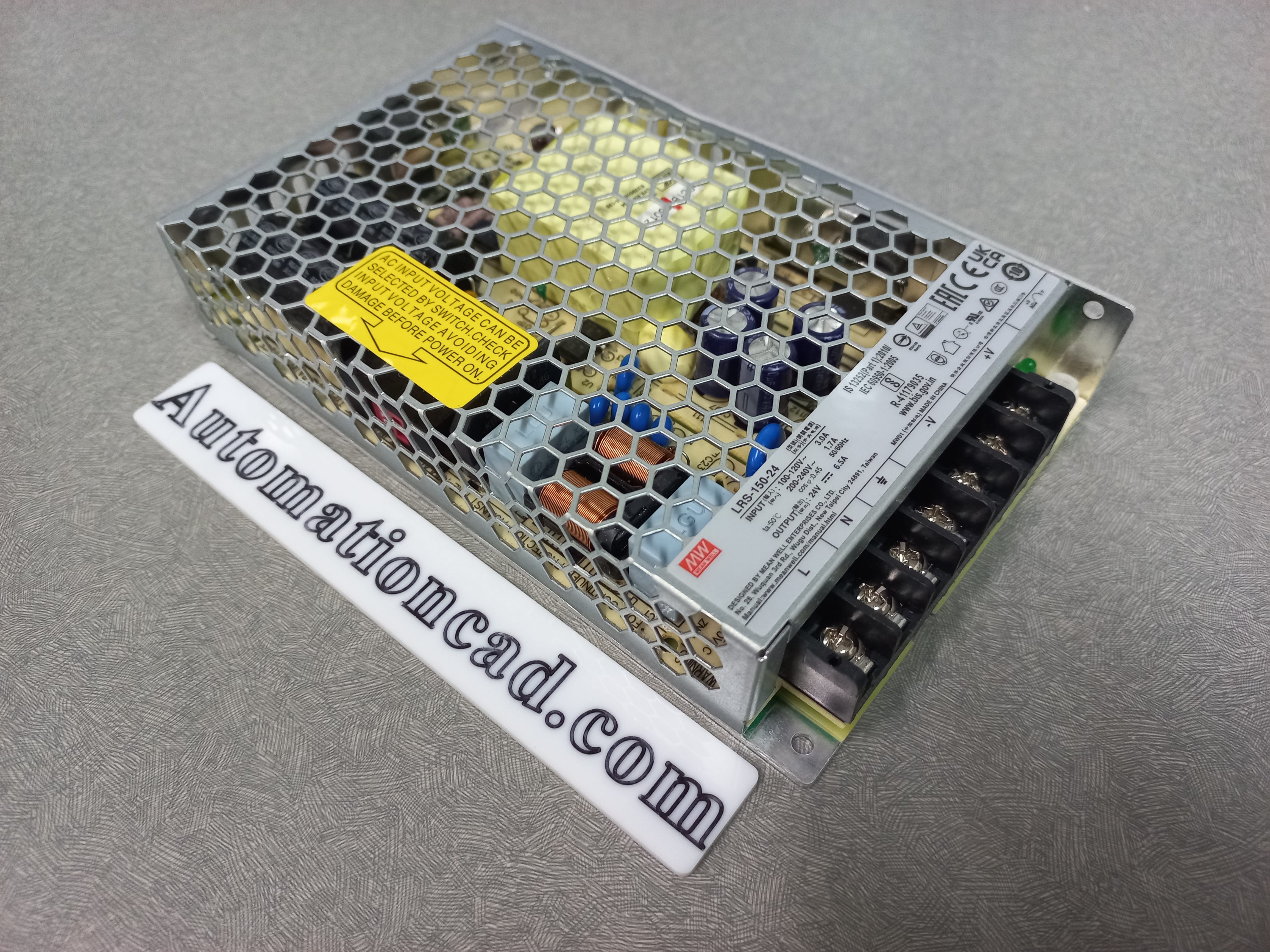 LRS-150-24 พาวเวอร์ซัพพลาย MEANWELL ของแท้ 24VDC 150W POWER SUPPLY