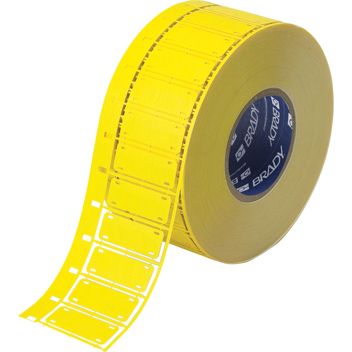 TAG มาร์คสายไฟ Nomex BRADY สีเหลือง (ใหญ่) CABLE MARKER
