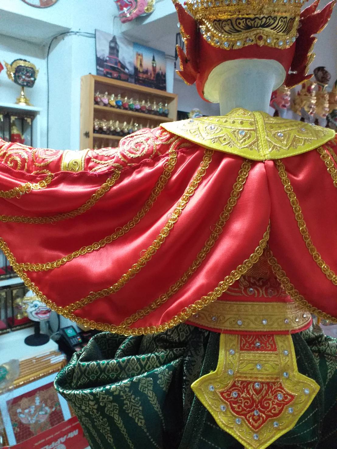 หุ่นละครเล็ก พญาครุฑ ขนาด 70 ซม. สำหรับโชว์ (เชิดไมไ่ด้)