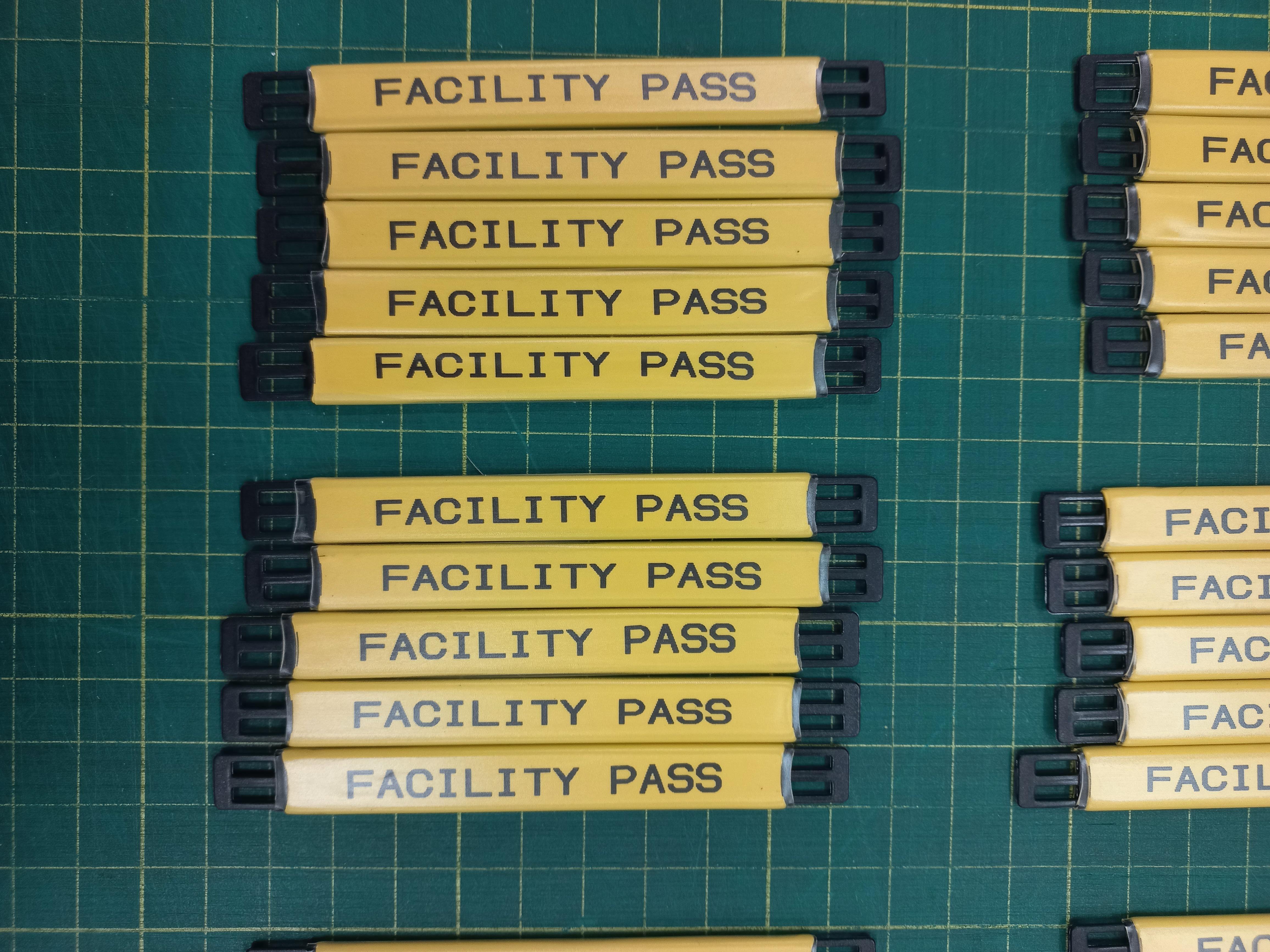 TAG มาร์คสายไฟ Polyurethane สีเหลือง เบอร์มาร์คสายไฟ CABLE MARKER