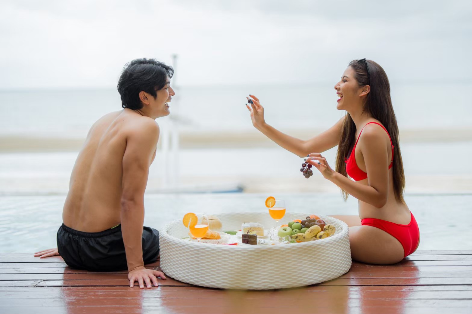 HR15064 บ้านพักติดทะเล The Ocean Beach Villa, Sam Roi Yod.