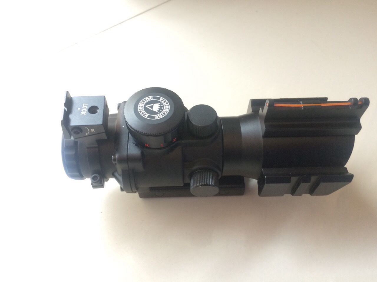 New.กล้อง Scope Visionking 4x32 Compact CQB มีรางข้าง+ศูนย์เรืองแสง Fiber Octic