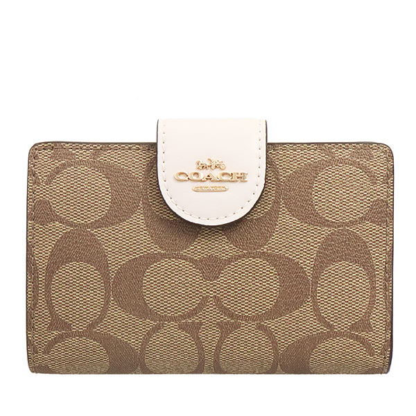 กระเป๋า Coach แท้ รุ่น C0082 MEDIUM CORNER ZIP WALLET