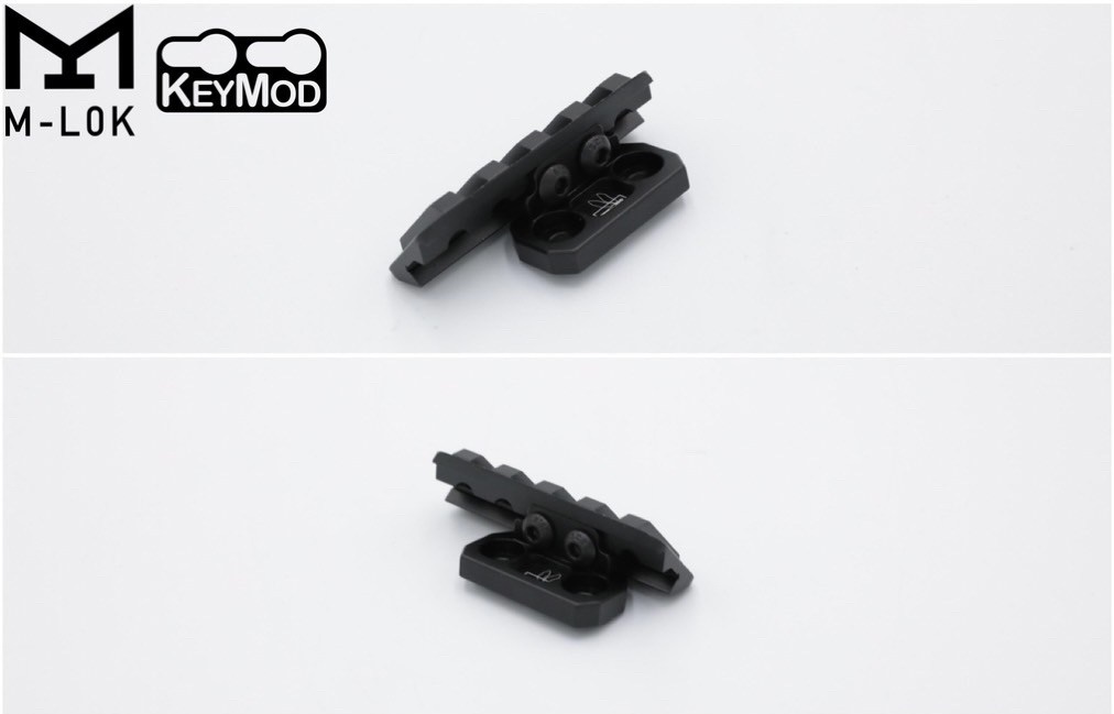 รางเฉียง Thorntail 2 ระบบ M-Lok/Keymod (รางเฉียง 45 องศา) (Thorntail 2 1913 M-Lok/Keymod offset Light Mount) (Offset Light/Optic Mount)