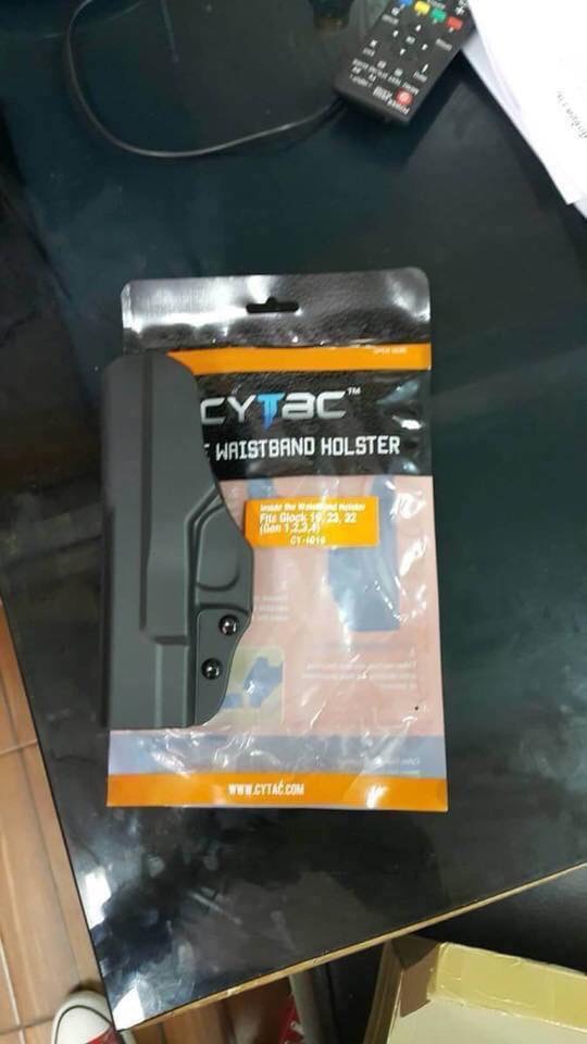 New.ซองปืนพกใน CYTAC Glock IWB Holster Fits Glock 17, 19, 23, 32, 43 Glcok 26, 27, 33 Glock 42 (Gen 1, 2, 3, 4) ล๊อคอัตโนมัติ ผลิตจากโพลิเมอร์เนื้อดี Product Line INSIDE THE WAISTBAND HOLSTER มีทั้งซองปืนพกในและพกนอก เป็นที่นิยมในอเมริกา ราคาพิเศษ